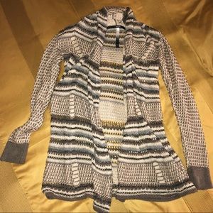 Open knit cardigan